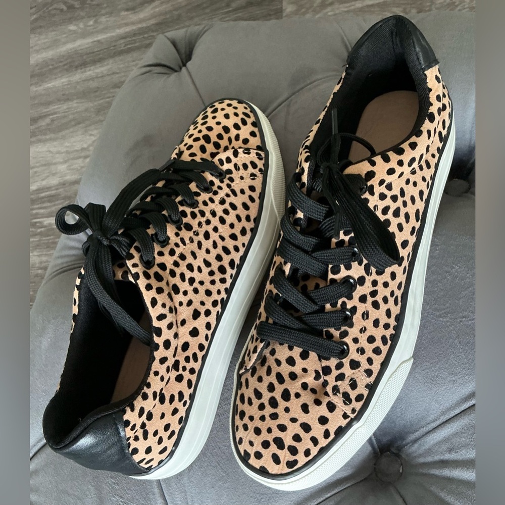 Leopard Print Women's Sneakers